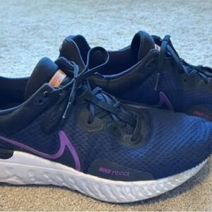 Nike React Men’s Running Shoes - Black and Purple